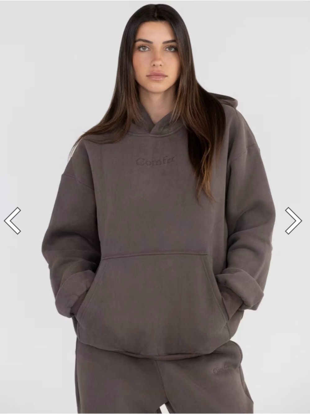 COMFRT Oversized Hoodie - Chocolate